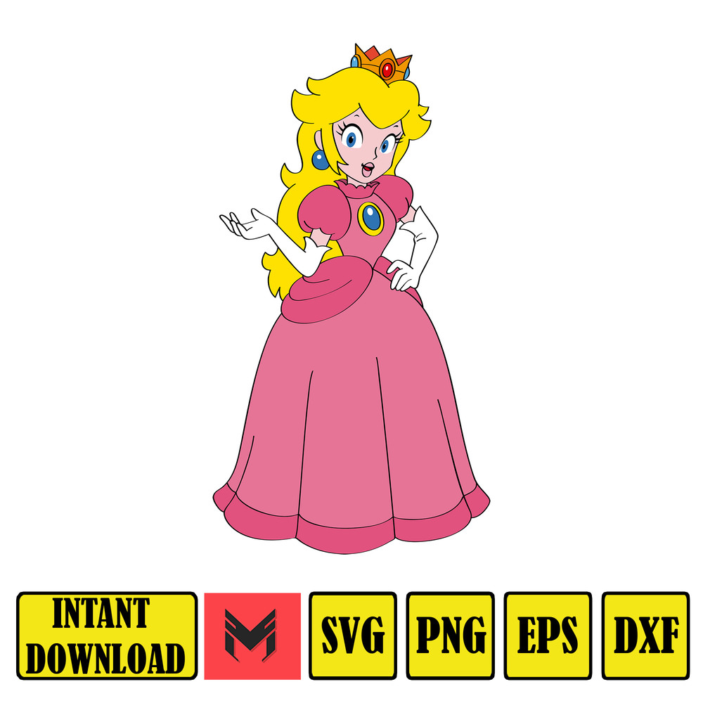 Super Mario Svg,mario svg files for cricut, mario family svg files,mario png,Layered svg,Digitalfiles (42).jpg