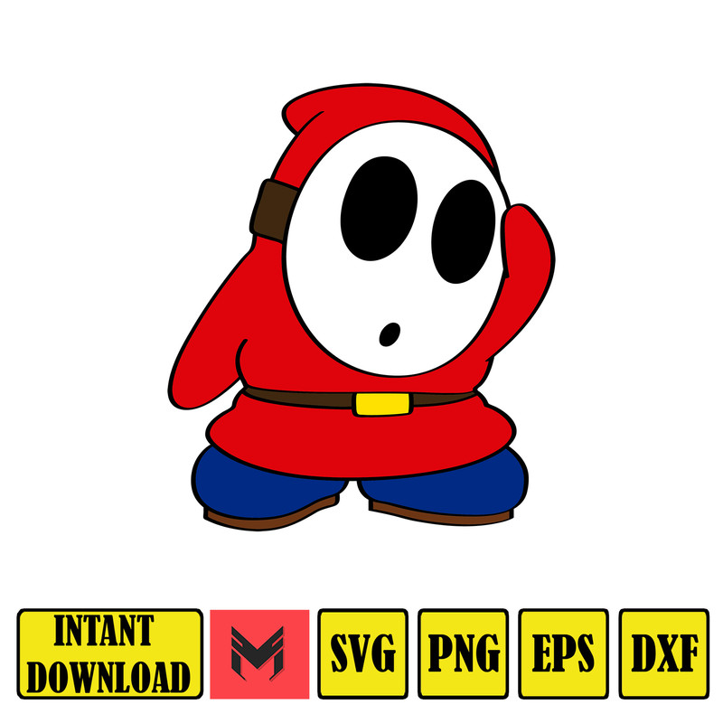 Super Mario Svg,mario svg files for cricut, mario family svg files,mario png,Layered svg,Digitalfiles (49).jpg