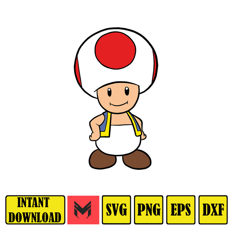 Super Mario Svg,mario svg files for cricut, mario family svg files,mario png,Layered svg,Digitalfiles (52).jpg