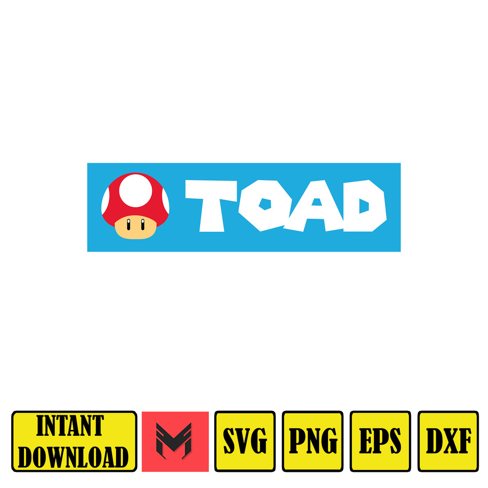 Super Mario Svg,mario svg files for cricut, mario family svg files,mario png,Layered svg,Digitalfiles (53).jpg