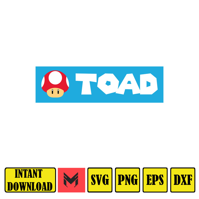 Super Mario Svg,mario svg files for cricut, mario family svg files,mario png,Layered svg,Digitalfiles (53).jpg