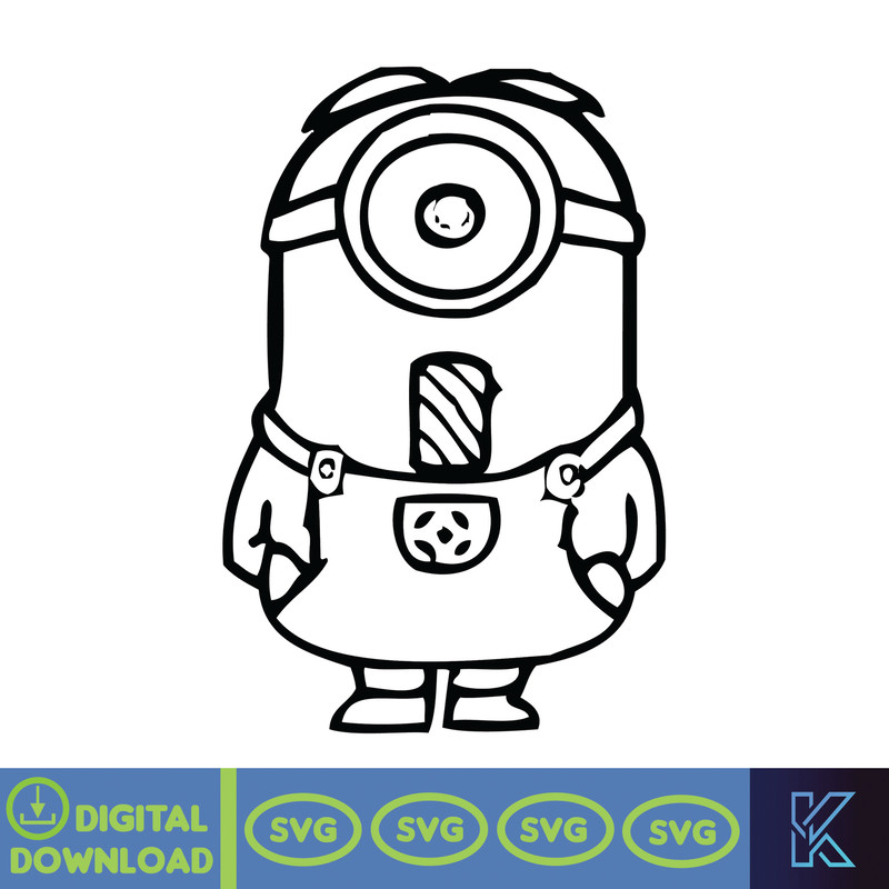 Minions Svg, svg cut files for cricut, Svg Files For Cricut, Mega Svg, Silhouette, Instant Download, Svg Designs (55).jpg