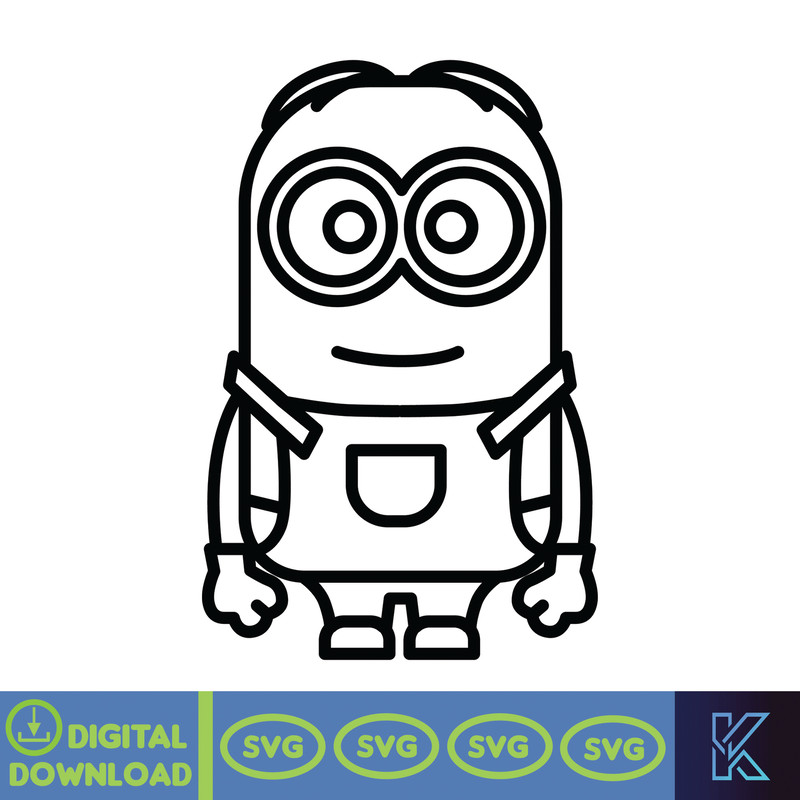 Minions Svg, svg cut files for cricut, Svg Files For Cricut, Mega Svg, Silhouette, Instant Download, Svg Designs (63).jpg