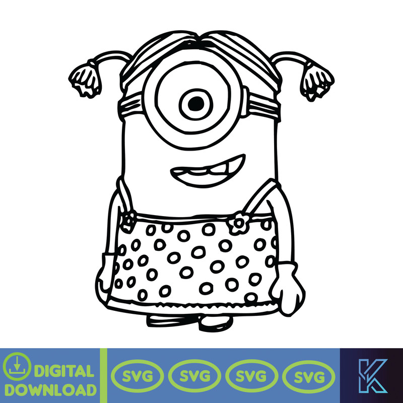 Minions Svg, svg cut files for cricut, Svg Files For Cricut, Mega Svg, Silhouette, Instant Download, Svg Designs (75).jpg