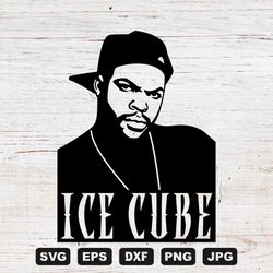 Ice Cube SVG Cutting Files 4, Rapper Digital Clip Art, Hip hop svg, Files for Cricut and Silhouette