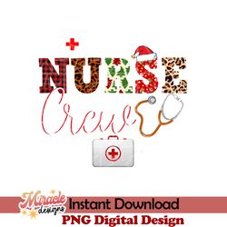 christmas boo boo crew reindeer nurse sublimation