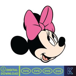 minnie mouse svg, minnie mouse birthday, princess svg, mickey mouse clubhouse, minnie head svg, tshirt svg (116)