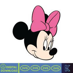 minnie mouse svg, minnie mouse birthday, princess svg, mickey mouse clubhouse, minnie head svg, tshirt svg (117)