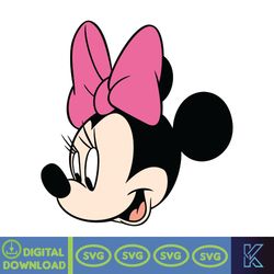 minnie mouse svg, minnie mouse birthday, princess svg, mickey mouse clubhouse, minnie head svg, tshirt svg (125)