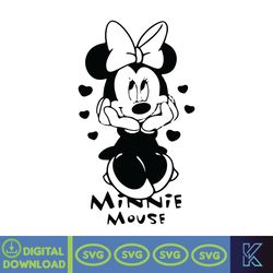 minnie mouse svg, minnie mouse birthday, princess svg, mickey mouse clubhouse, minnie head svg, tshirt svg (139)
