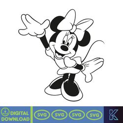 minnie mouse svg, minnie mouse birthday, princess svg, mickey mouse clubhouse, minnie head svg, tshirt svg (143)