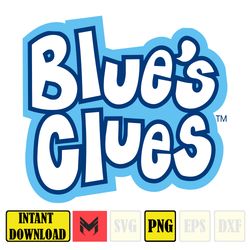 instant download blue's clues cake topper, blue's clues party supplies (2)