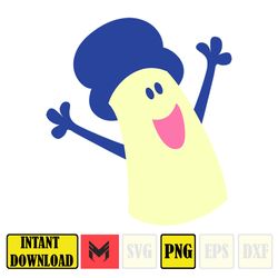 instant download blue's clues cake topper, blue's clues party supplies (4)