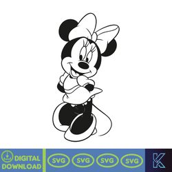 minnie mouse svg, minnie mouse birthday, princess svg, mickey mouse clubhouse, minnie head svg, tshirt svg (148)