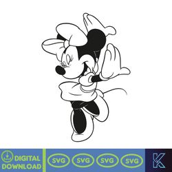 minnie mouse svg, minnie mouse birthday, princess svg, mickey mouse clubhouse, minnie head svg, tshirt svg (151)