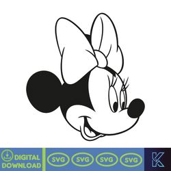 minnie mouse svg, minnie mouse birthday, princess svg, mickey mouse clubhouse, minnie head svg, tshirt svg (162)