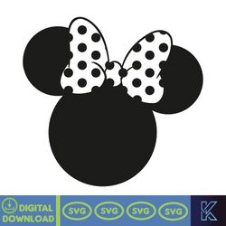 minnie mouse svg, minnie mouse birthday, princess svg, mickey mouse clubhouse, minnie head svg, tshirt svg (164)