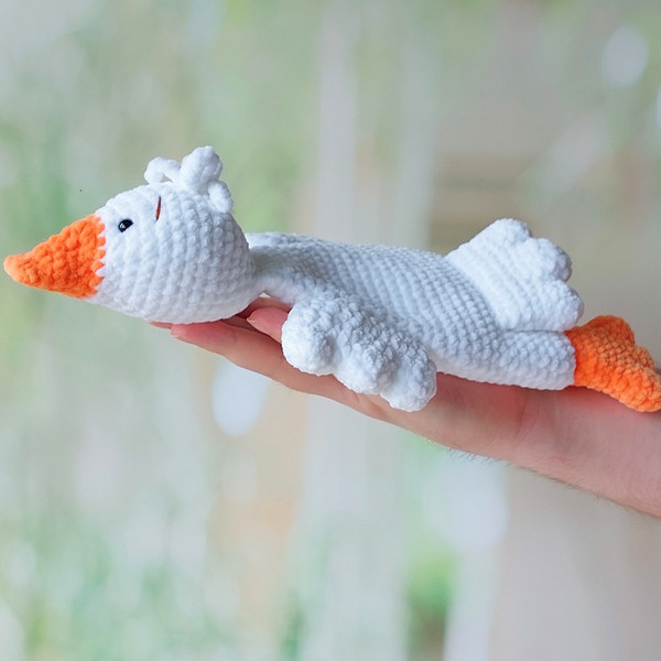 Crochet Goose Lovey