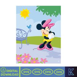 minnie mouse svg, minnie mouse birthday, princess svg, mickey mouse clubhouse, minnie head svg, tshirt svg (99)