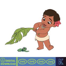 moana clipart svg png dxf instant digital download, moana svg, moana cut file, moana cricut file, pig svg, (17)