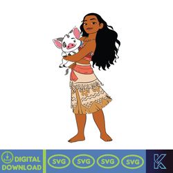 moana clipart svg png dxf instant digital download, moana svg, moana cut file, moana cricut file, pig svg, (5)