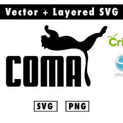 puma logo svg & png files for cricut machine , anime svg , manga svg , goku svg