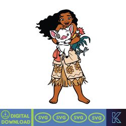 moana clipart svg png dxf instant digital download, moana svg, moana cut file, moana cricut file, pig svg, (8)