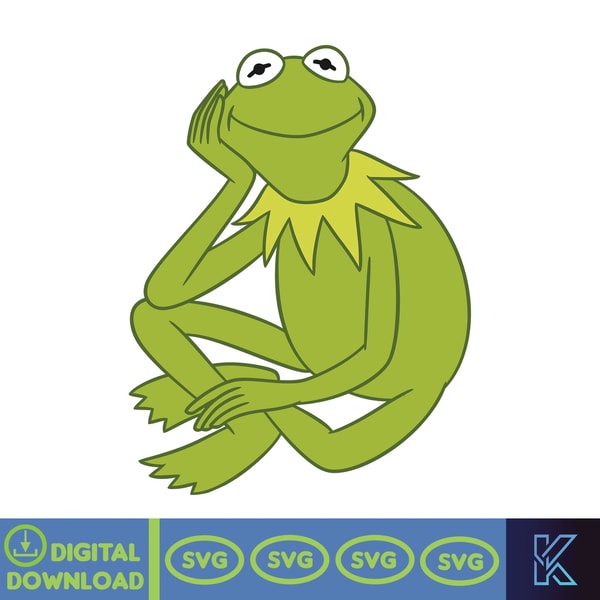 Muppet Vector Muppets SVG, Digital download, SVG, PNG, Design, Clipart, Cr - Inspire ...