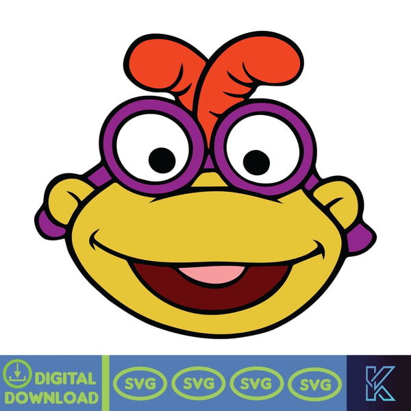 Muppet Vector Muppets SVG, Digital download, SVG, PNG, Design, Clipart, Cr - Inspire ...