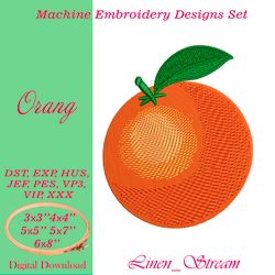 Orang Machine embroidery design in 8 formats and 5 sizes