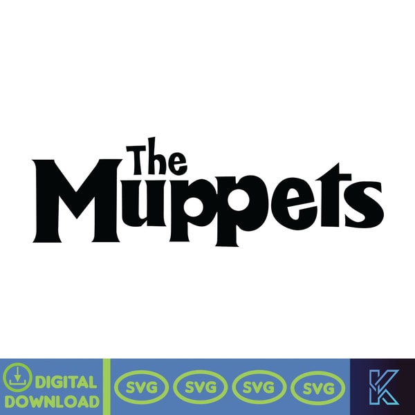 Muppet Vector Muppets SVG, Digital download, SVG, PNG, Design, Clipart, Cr | Inspire ...