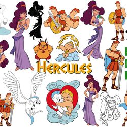 disney hercules svg, disney zeus svg, disney hades svg, disney pegasus png