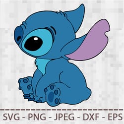 lilo and stitch svg png jpeg digital cut vector files for silhouette studio cricut design