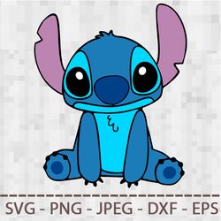 Lilo and Stitch SVG PNG JPEG Digital Cut Vector Files for Silhouette Studio Cricut Design