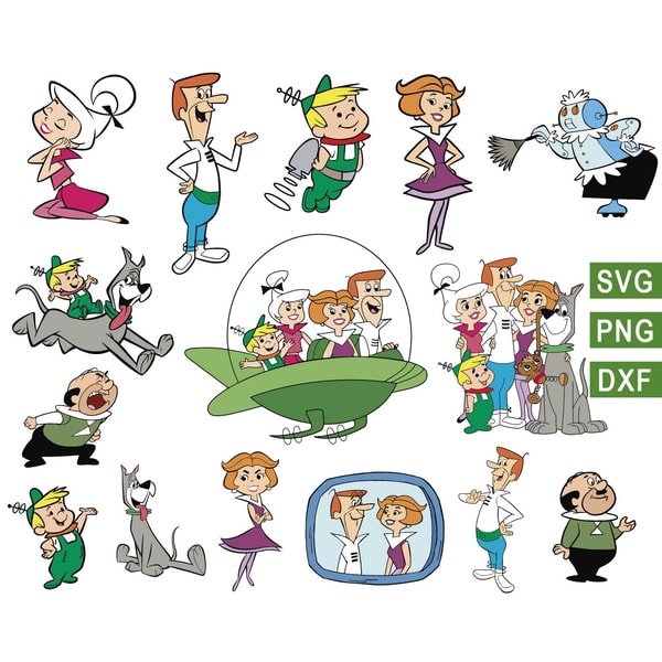 The Jetsons svg, The Jetsons family svg, George Jetson svg, - Inspire ...