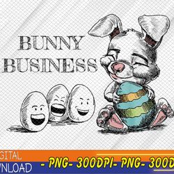 easter rabbit bunny business egg-tremely hilarious egg-cited svg, eps, png, dxf, digital download
