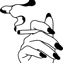 cigarette svg | cigarette digital art | svg | hand art | hand line art | cigarette art | hands | digital download