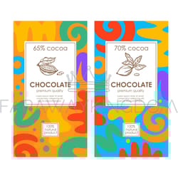chocolate bright pack abstract templates in african style