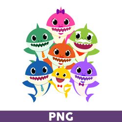 baby shark family png, shark png, baby shark png, baby shark birthday png, baby shark party png - download file
