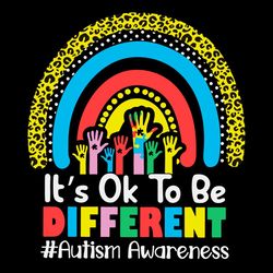 it's ok to be different svg autism awareness svg cutting files
