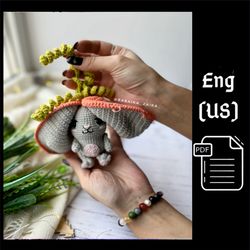 PDF Crochet Bunny Carrot Amigurumi Pattern