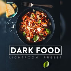 "10 DARK FOOD Lightroom mobile and Desktop Preset, Food Presets, Food Blogger Presets, Food Filters, Tasty food "