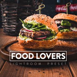 10 FOOD LOVERS Lightroom mobile and Desktop Preset, Food Presets, Food Blogger Presets, Food Filters, Tasty food