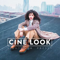 10 CINE LOOK Lightroom Mobile and Desktop Presets, cinematic movie hollywood cine look