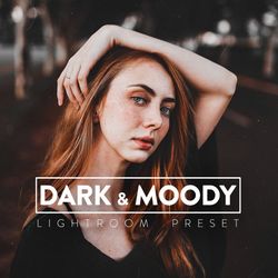 10 dark and moody lightroom mobile and desktop presets, black tones, dark lightroom, luxury black preset
