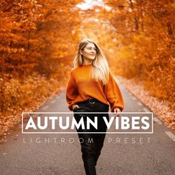 10 AUTUMN VIBES Lightroom Mobile and Desktop Presets, Fall preset Warm Red Tone orange colors Autumn Bride