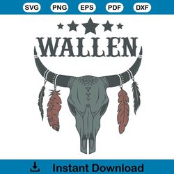 retro wallen svg cowboy wallen svg cricut for files design