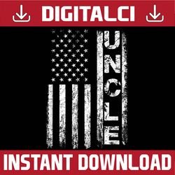 uncle vintage american flag father's day 4th of july uncle best dad daddy father's day happy father's day png sublimatio