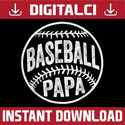 baseball papa coach father's day best dad daddy father's day happy father's day png sublimation