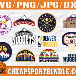 bundle 11 files denver nuggets basketball team svg, denver nuggets svg, nba teams svg, nba svg, png, dxf, eps,